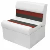 WISE SEATING WD95 Loung Seat - White/Red/Charcoal -Boat Seating Sales Shop 12066072