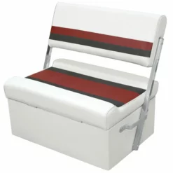 WISE SEATING Flip-Flop Seat - White/Red/Charcoal