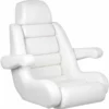 TODD 5-Star Flip-Up Helm Seat - White -Boat Seating Sales Shop 12216776