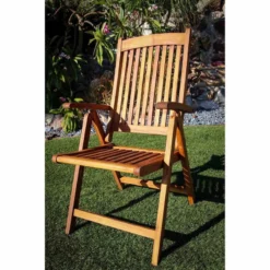 SEATEAK Avalon Teak Folding Deck Armchair -Boat Seating Sales Shop 12965372 2 1500