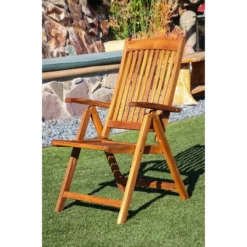 SEATEAK Avalon Teak Folding Deck Armchair -Boat Seating Sales Shop 12965372 6 1500