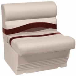 WISE SEATING 27" Premium Bench Seat, Wineberry/Manatee