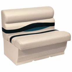 WISE SEATING 36"Premium Bench Seat, Navy/Cobalt