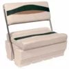 WISE SEATING Premium Flip-Flop Seat, Jade/Fawn