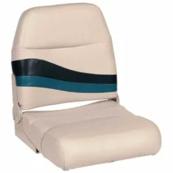 WISE SEATING Premium Boat Seat, Navy/Cobalt