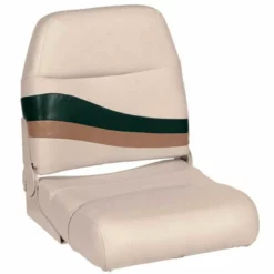 WISE SEATING Premium Boat Seat, Jade/Fawn