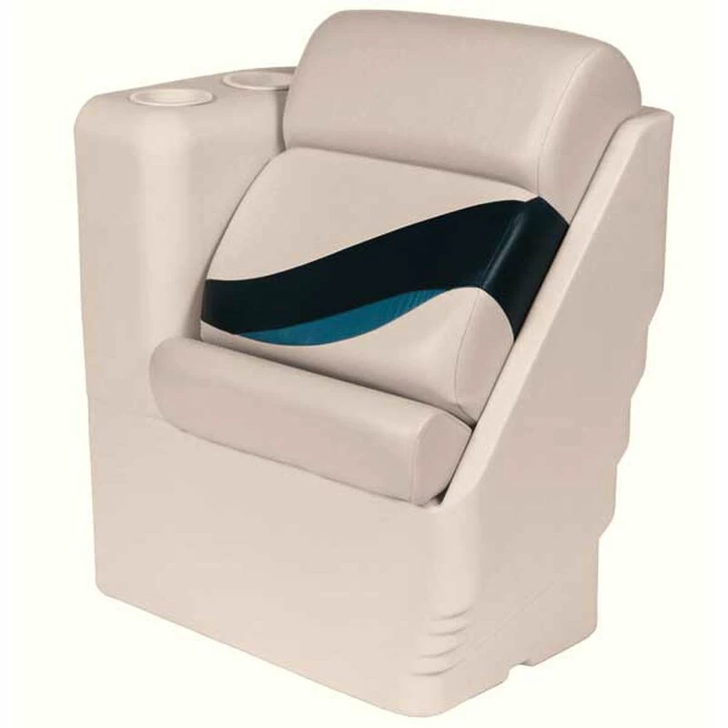 WISE SEATING Premium Left Lean Back Recliner, Navy/Cobalt 3 WISE SEATING Premium Left Lean Back Recliner, Navy/Cobalt