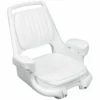 MOELLER Helm 2080 Chair, Cushion Set and Mounting Plate, White -Boat Seating Sales Shop 14708945