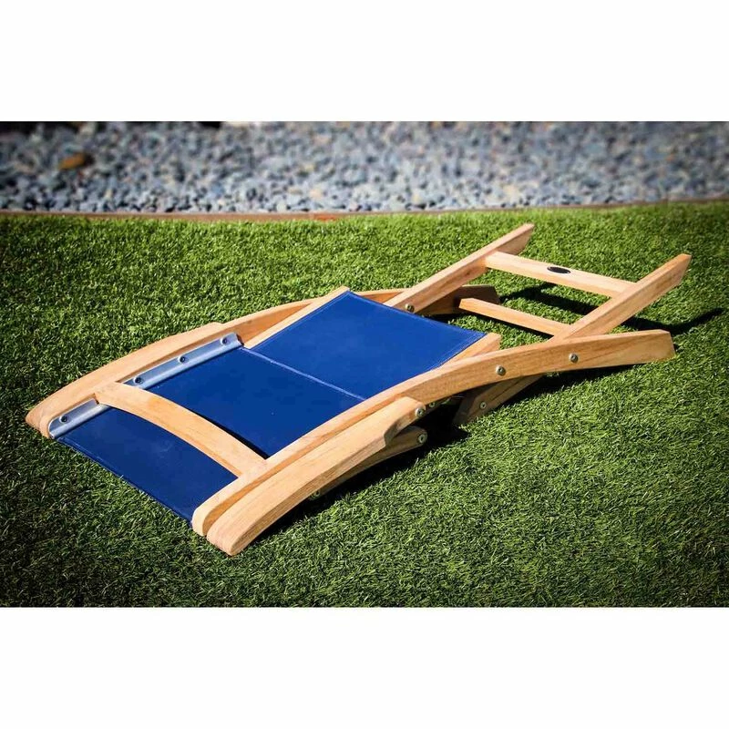 SEATEAK Bimini Teak Folding Deck Chair 4 SEATEAK Bimini Teak Folding Deck Chair - Image 2