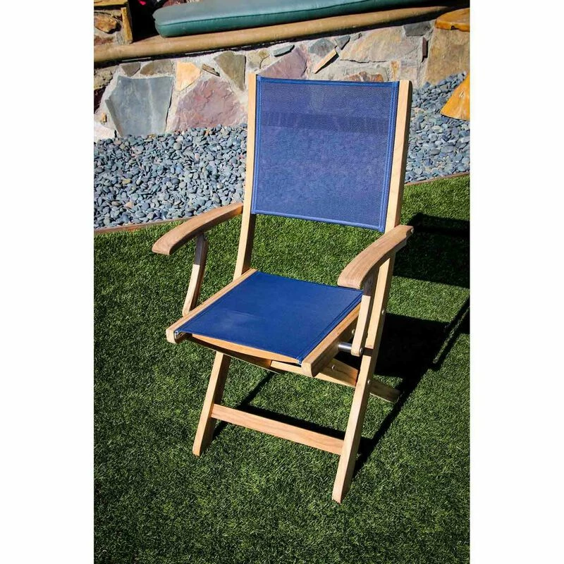SEATEAK Bimini Teak Folding Deck Chair 6 SEATEAK Bimini Teak Folding Deck Chair - Image 4