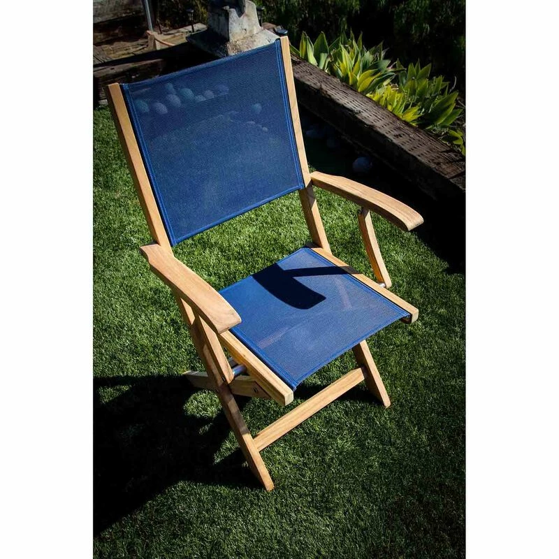 SEATEAK Bimini Teak Folding Deck Chair 8 SEATEAK Bimini Teak Folding Deck Chair - Image 6