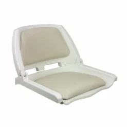 SPRINGFIELD Traveler Folding Seat, White Upholstery With White Shell -Boat Seating Sales Shop 17071465 2 1500