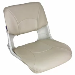 SPRINGFIELD Skipper Folding Seat, White Upholstery With White Shell