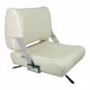 SPRINGFIELD White Flip Back Seat with Slide Mount -Boat Seating Sales Shop 17074568 1500