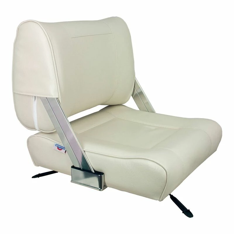 SPRINGFIELD White Flip Back Seat with Slide Mount 3 SPRINGFIELD White Flip Back Seat with Slide Mount