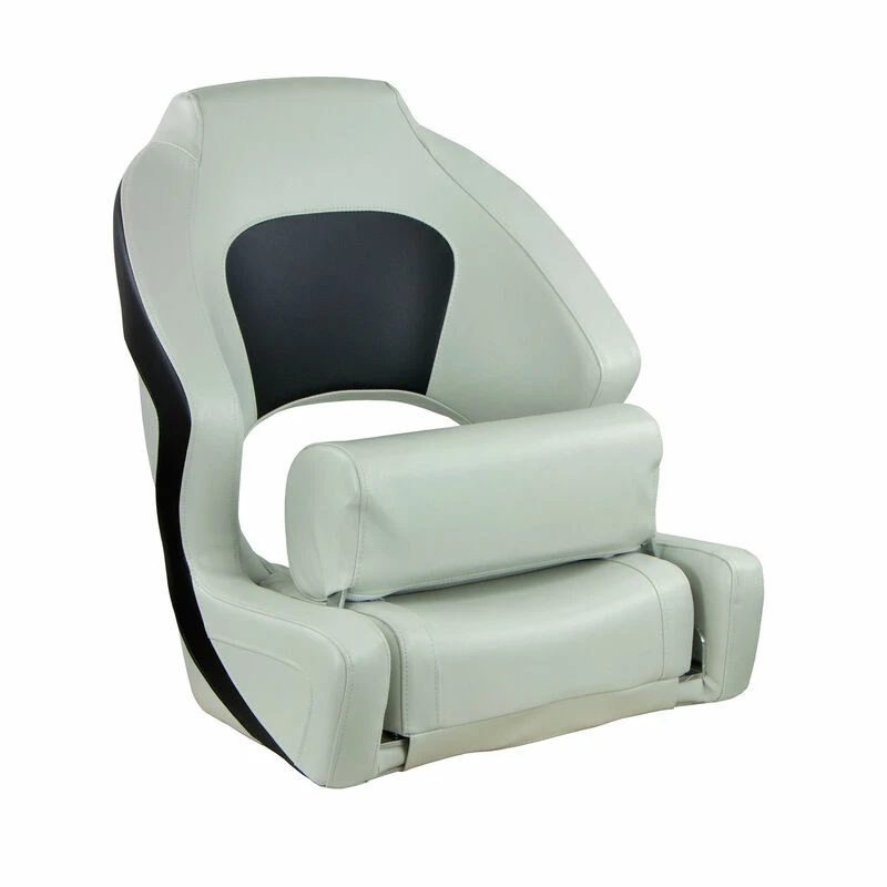 SPRINGFIELD Deluxe Sport Flip-Up Seat, Charcoal And White Upholstery 4 SPRINGFIELD Deluxe Sport Flip-Up Seat, Charcoal And White Upholstery - Image 2