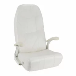 SPRINGFIELD Norwegian Helm Seat with White Upholstery