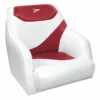 WISE SEATING Bucket Seat, White/Dark Red -Boat Seating Sales Shop 17096660 LRG