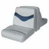 WISE SEATING Bayliner Lounge Seat Top, Gray/Blue