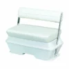 WISE SEATING Deluxe Pontoon Series 50qt. Swingback Cooler Seat with Aluminum Arms