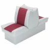 WISE SEATING 8" Base Lounge Seat, Gray/Red -Boat Seating Sales Shop 17099565 LRG