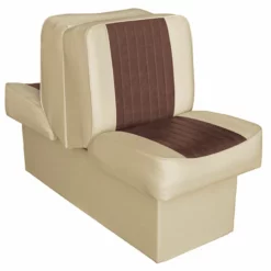 WISE SEATING 10" Base Run-a-Bout Lounge Seat, Sand/Brown