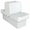 WISE SEATING 10" Base Run-a-Bout Lounge Seat, White 2 WISE SEATING 10" Base Run-a-Bout Lounge Seat, White -Boat Seating Sales Shop 17100066 LRG