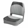 WISE SEATING Low Back Boat Seat, Gray/Charcoal -Boat Seating Sales Shop 17100264 LRG