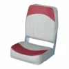 WISE SEATING High Back Boat Seat, Gray/Red -Boat Seating Sales Shop 17100389 LRG