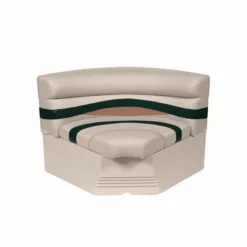 WISE SEATING Premier Pontoon, Bow Radius Corner Section