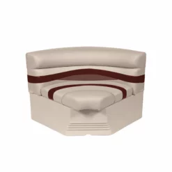 WISE SEATING Premier Pontoon, Bow Radius Corner Section