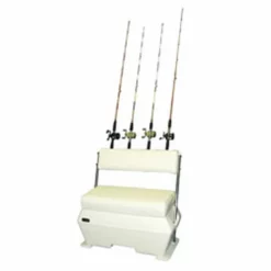 TODD Deluxe Angler Series Swingback Seat, With Rod Holders