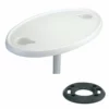 GARELICK ABS Oval Table Top, Includes 2 Cup Holders -Boat Seating Sales Shop 9437732